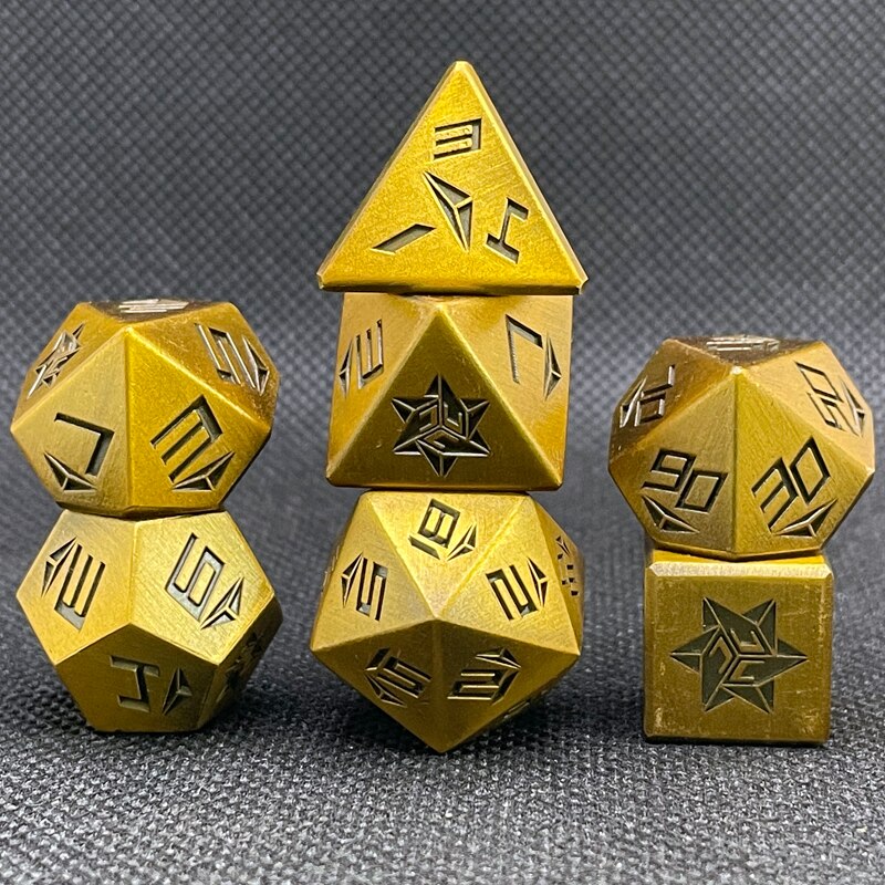 Kit de Dados RPG de Metal