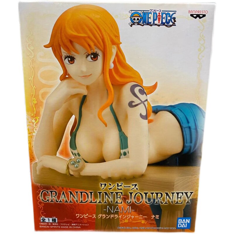 Nami 16cm 100% Original Figure One Piece Grandline Journey