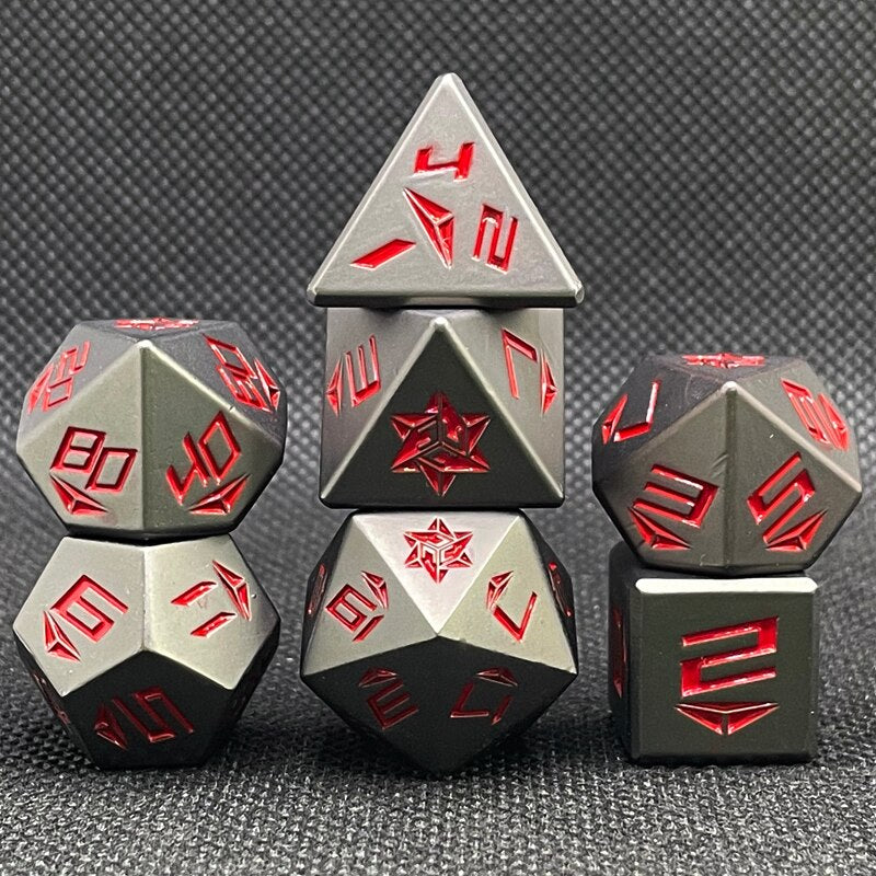 Kit de Dados RPG de Metal