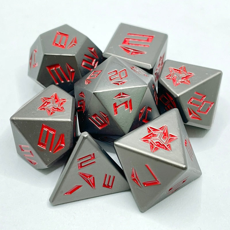 Kit de Dados RPG de Metal