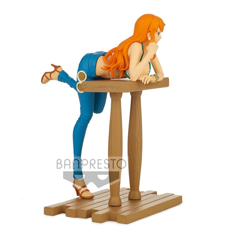 Nami 16cm 100% Original Figure One Piece Grandline Journey