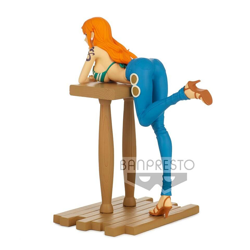 Nami 16cm 100% Original Figure One Piece Grandline Journey