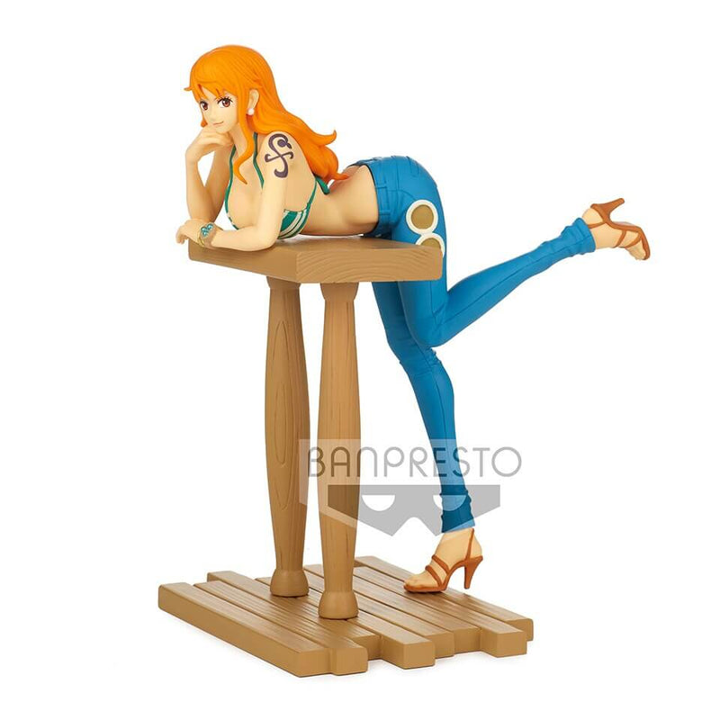 Nami 16cm 100% Original Figure One Piece Grandline Journey