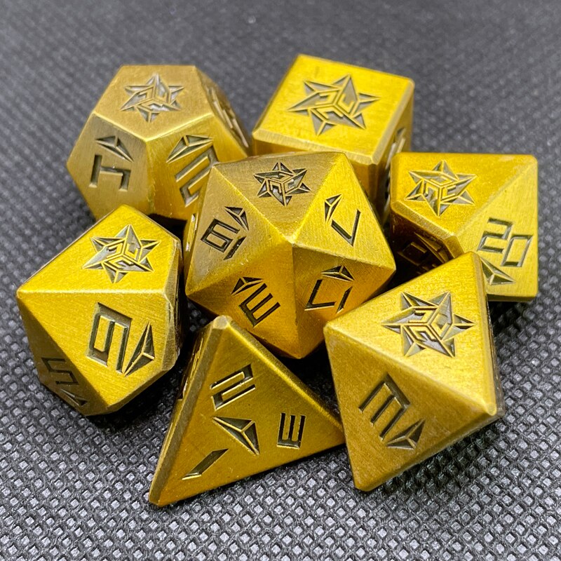 Kit de Dados RPG de Metal