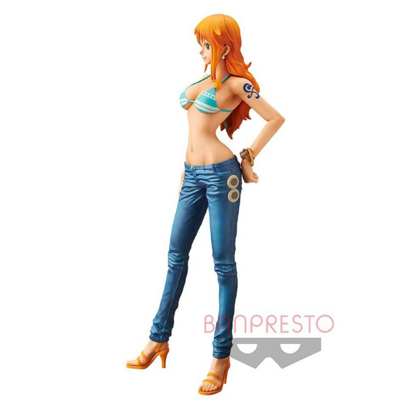 Original One Piece 28cm Grandista The Grandline Lady Nami