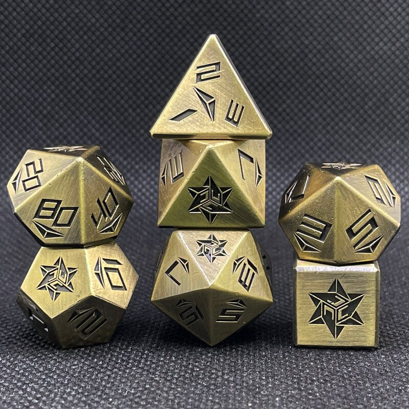 Kit de Dados RPG de Metal