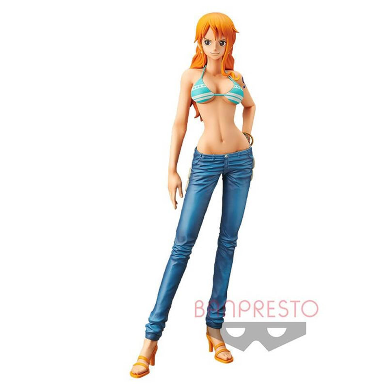 Original One Piece 28cm Grandista The Grandline Lady Nami