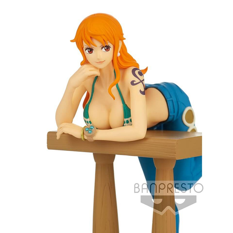 Nami 16cm 100% Original Figure One Piece Grandline Journey