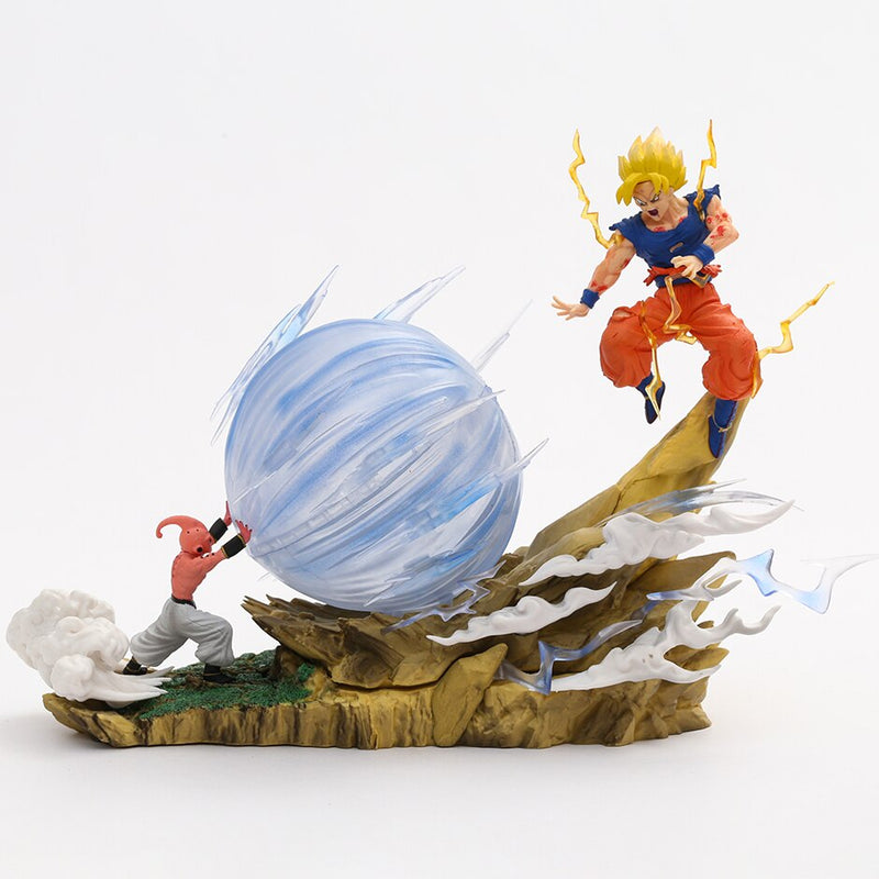 Action Figure Goku vs Majin Buu - Dragon Ball