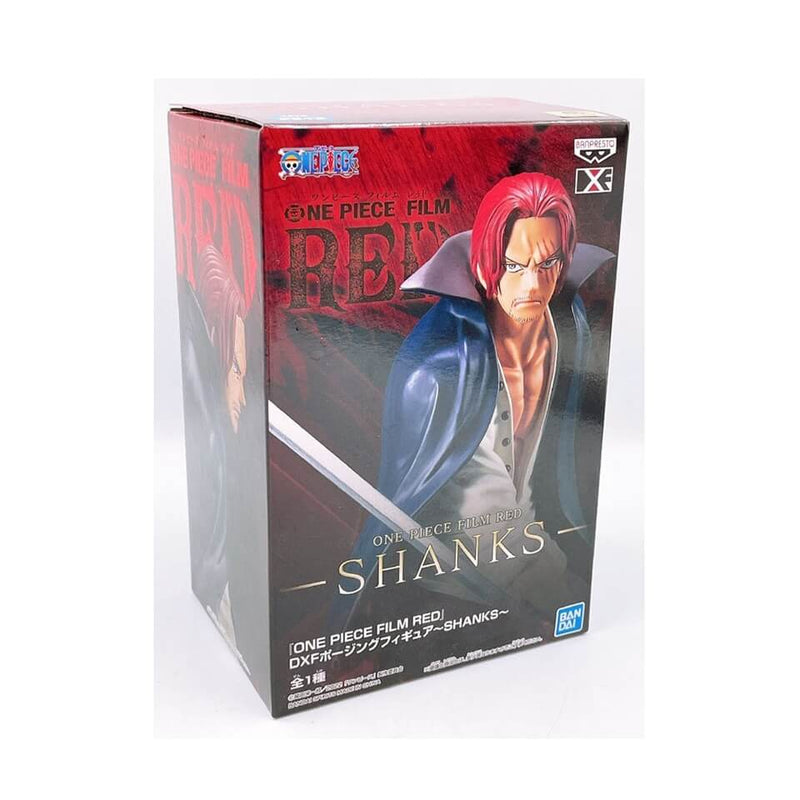 Shanks 16cm Original Banpresto One Piece DXF Theatrical Edition Red