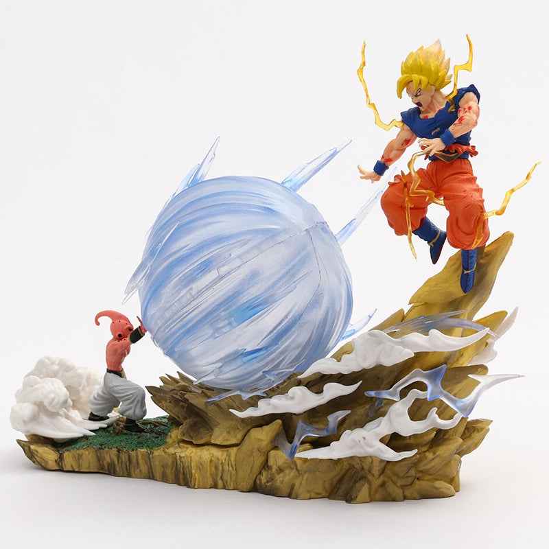 Action Figure Goku vs Majin Buu - Dragon Ball