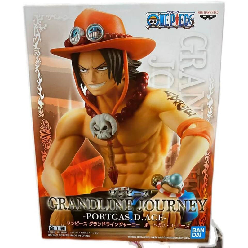 Portgas D  Ace 15cm 100% Original Banpresto One Piece GRANDLINE JOURNEY