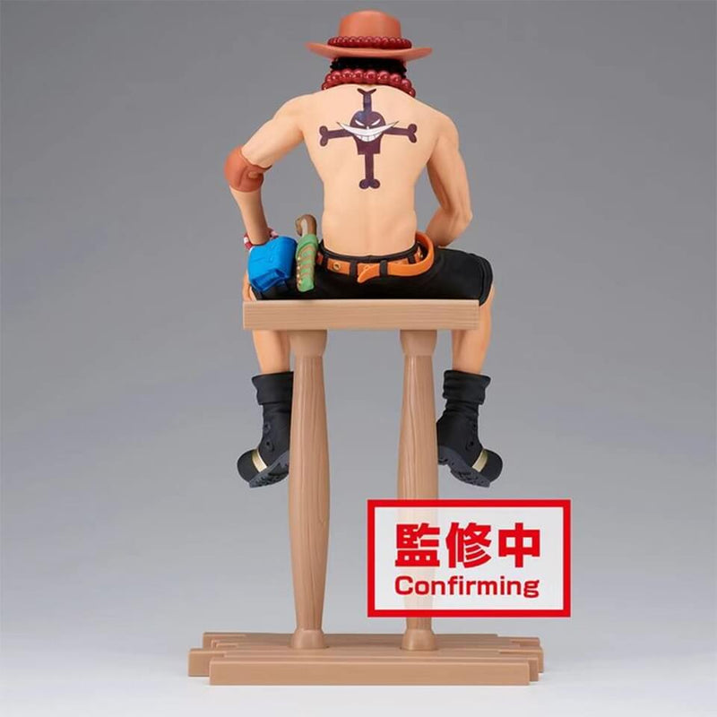 Portgas D  Ace 15cm 100% Original Banpresto One Piece GRANDLINE JOURNEY