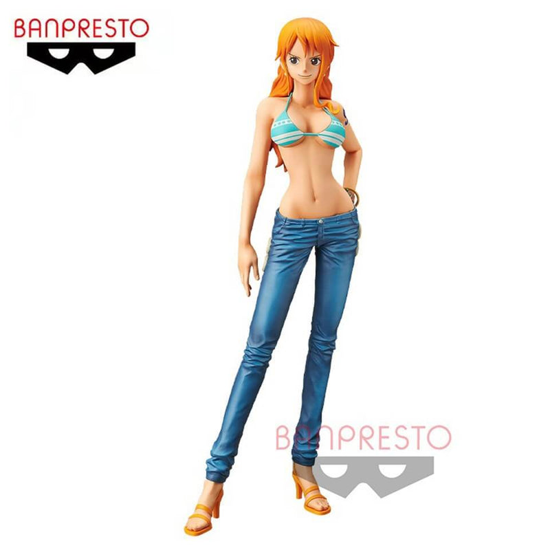 Original One Piece 28cm Grandista The Grandline Lady Nami