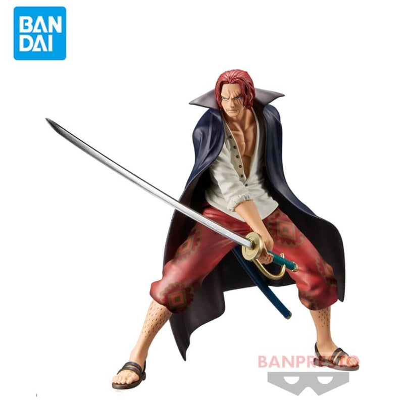 Shanks 16cm Original Banpresto One Piece DXF Theatrical Edition Red