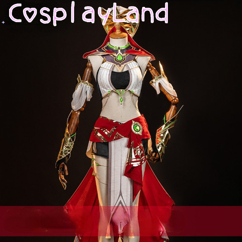 Fantasia para Cosplay Eremita Floral - Genshin Impact