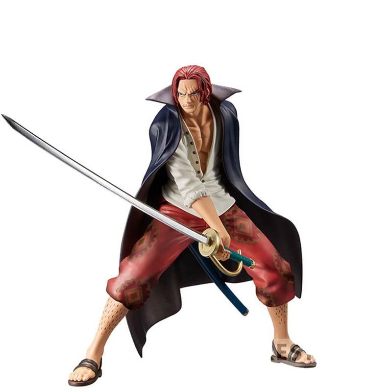 Shanks 16cm Original Banpresto One Piece DXF Theatrical Edition Red