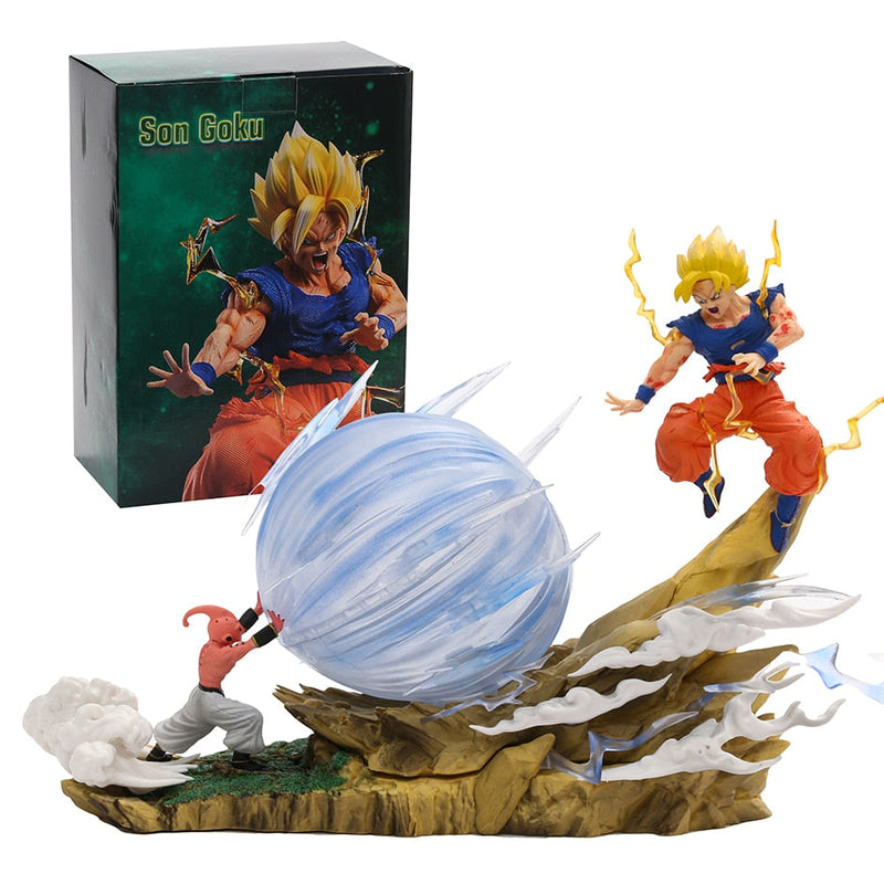 Action Figure Goku vs Majin Buu - Dragon Ball